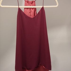 Express burgundy adorable top 3/30